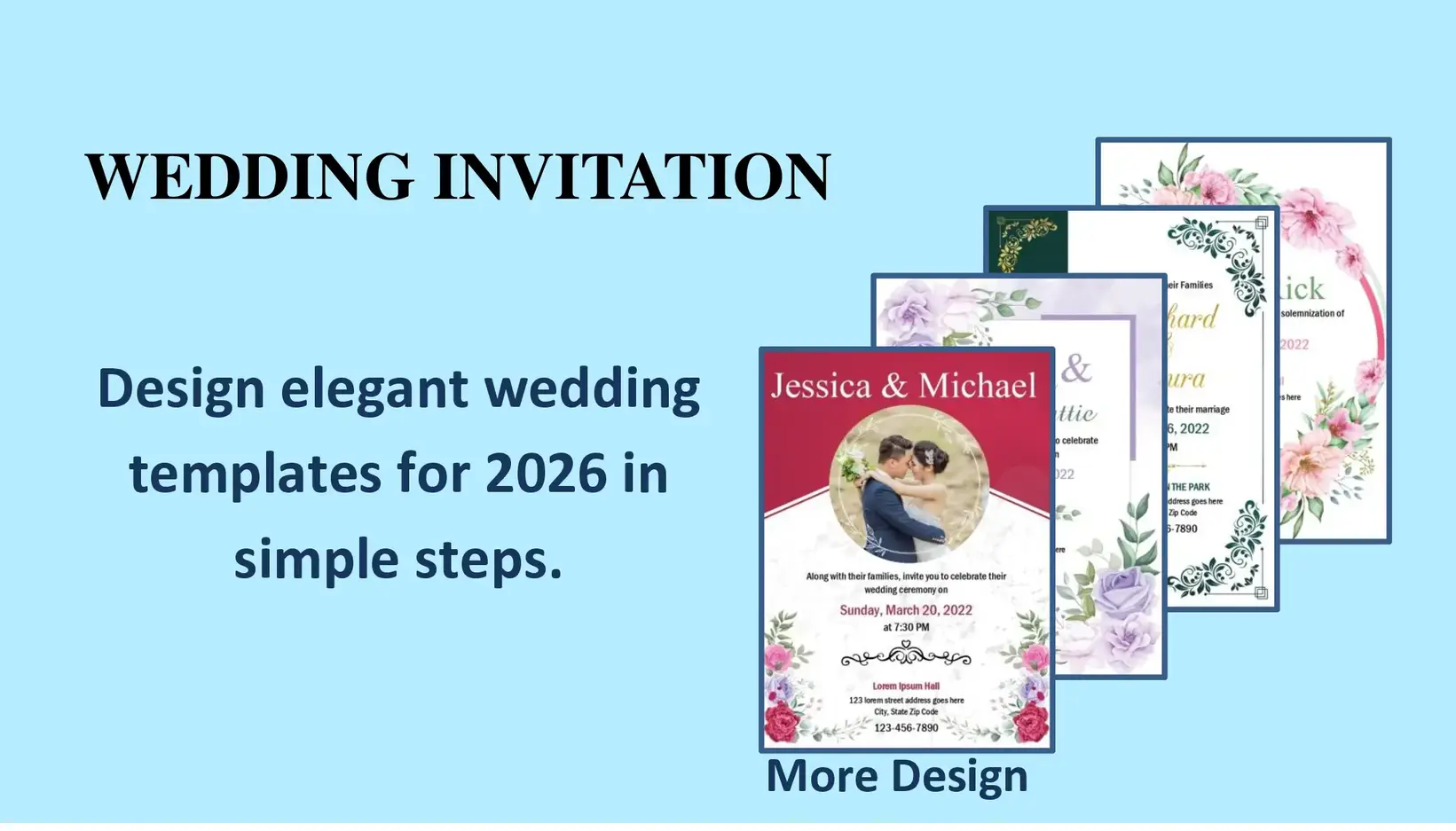 डिजिटल वेडिंग इनविटेशन कार्ड ऑनलाइन बनाएं | Free Wedding Card Maker 2026