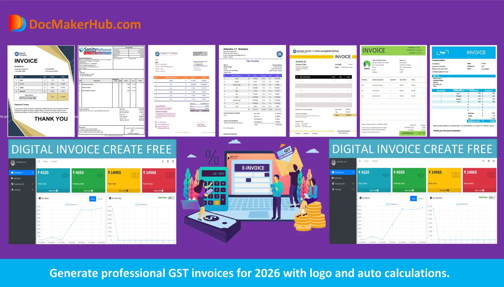 GST Invoice Kaise Banaye Free Online? (Simple Step-by-Step Guide 2026)