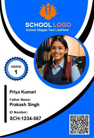School ID Card Front