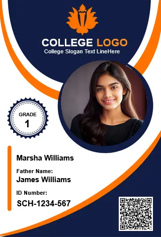 College ID Card Front
