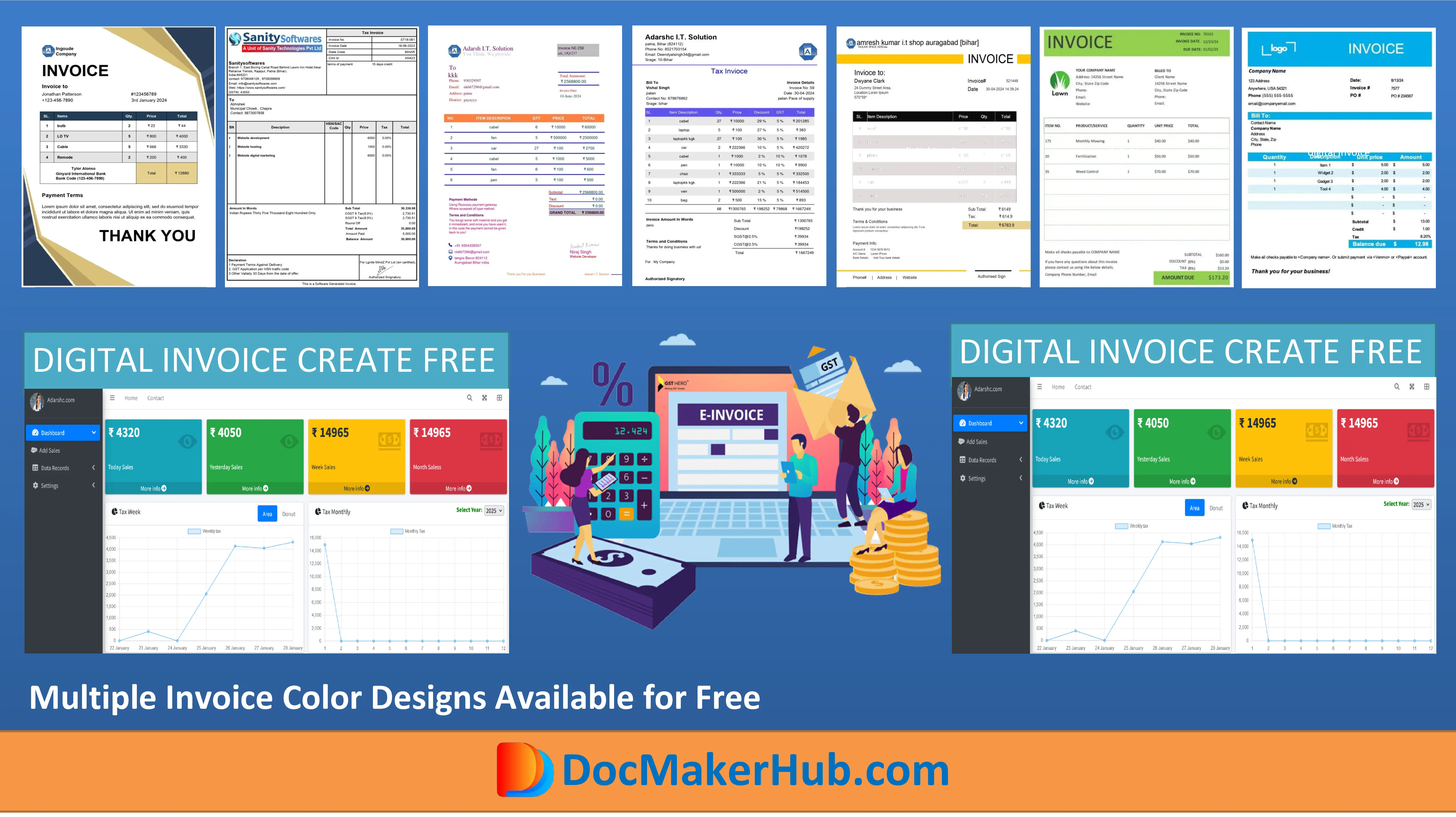 Invoice kaise banaye online – Free Invoice Generator India