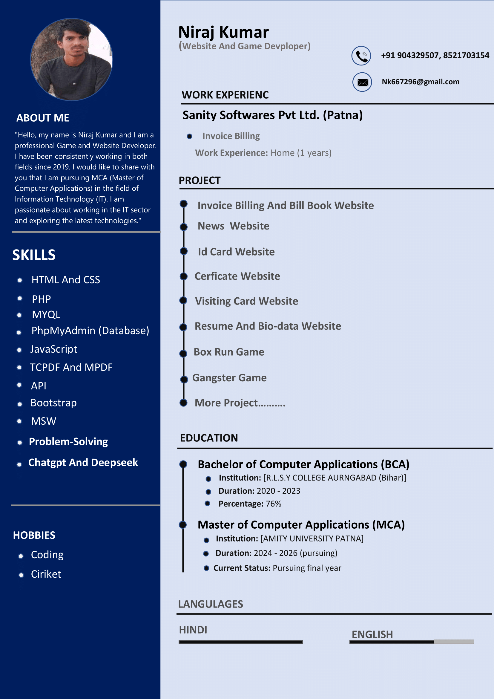 Resume Preview