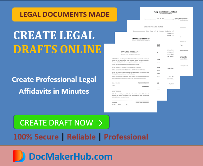 Affidavit Drafts & Legal Document Formats